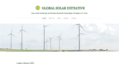 Desktop Screenshot of globalsolarinitiative.org