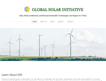 Tablet Screenshot of globalsolarinitiative.org